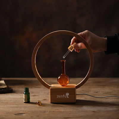 Nebulizer rounds essential oil diffuser | Waterless