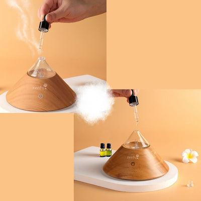 Nebulizing diffuser mountain | Without water - Wireless & Rechargable