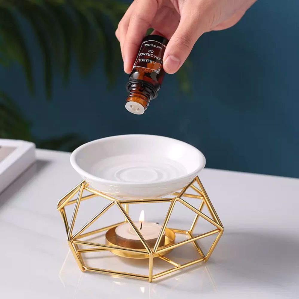 Fragrance oil burner | Galaxy gold